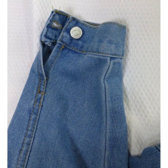 Distressed Denim Hooded Jacket With Playful Rips & Layered Style 1X Thrill Jeans - Picture 8 of 13